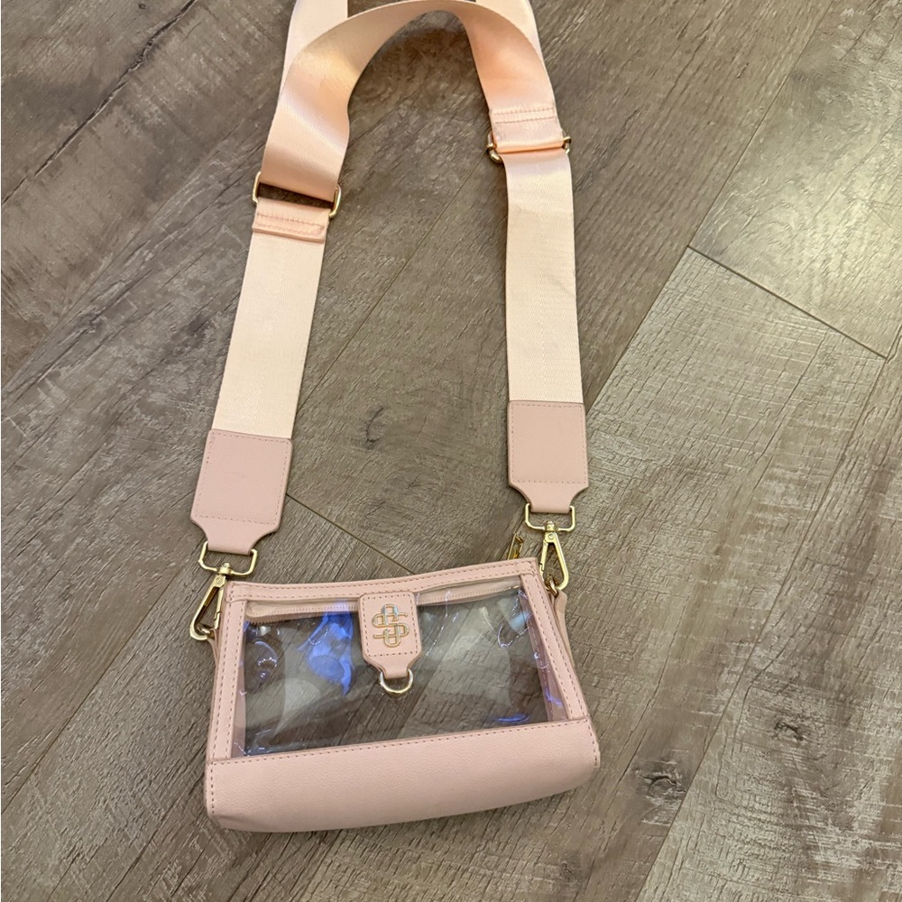 Pink Transparent Crossbody bag simply southern